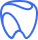 logo niebieski ząb
